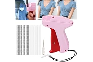 PIPOW Stitchy Micro stitch Gun Kit - Quick Clothing Fixer Gun for Clothes with 2 Needles, 1000 white or black Fasteners | Stitchy Quick Clothing Fixer for DIY Repairs