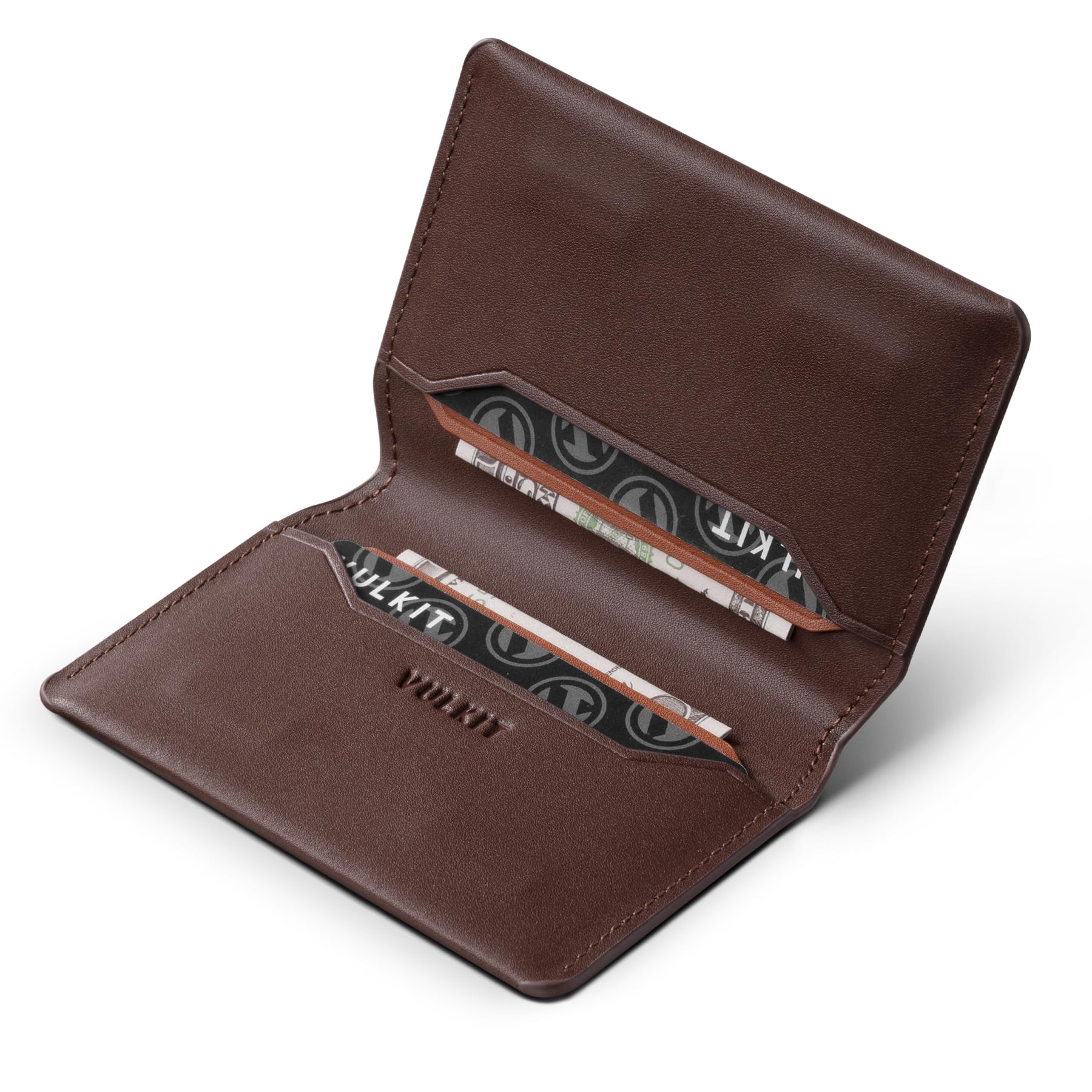VULKIT Slim Minimalist Card Holder RFID Blocking