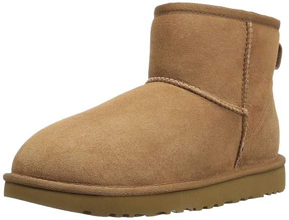 UGG Damen Mini Classic Hohe Sneakers, braun (Chestnut) 39 EU