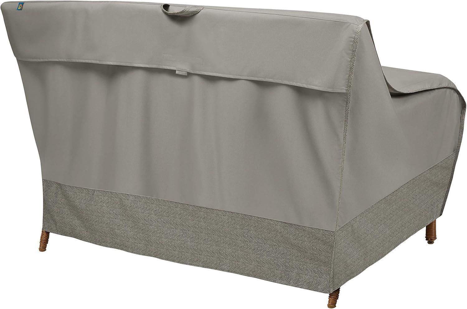 Duck Covers Weekend Water-Resistant 60 Inch Patio Loveseat Cover with Integrated Duck Dome, Moon Rock: Kitchen & Dining