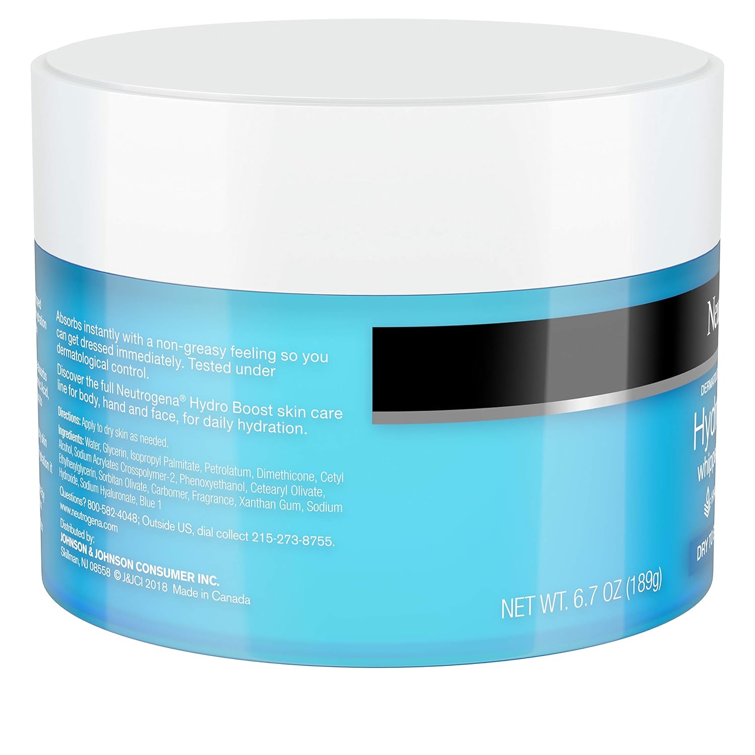 Neutrogena Hydro Boost Hydrating Whipped Body Balm, 6.7 Ounce : Beauty