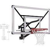 Silverback NXT 54" Wall Mounted Basketball Hoop, Indoor / Outdoor Basketball Hoop with QuickPlay Design