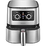 Insignia - 5-qt. Analog Air Fryer - Stainless Steel