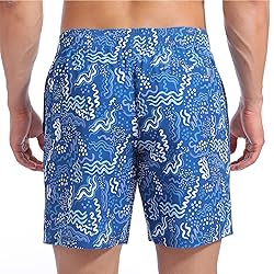 Biwisy Men's Swim Shorts Quick Dry Mesh Lining