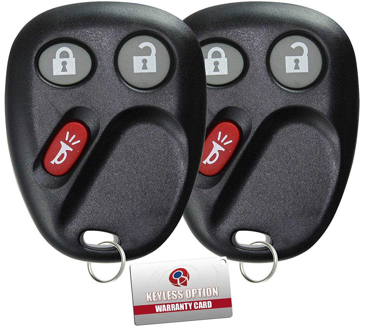 Mua KeylessOption Keyless Entry Remote Control Car Key Fob Replacement for LHJ011 (Pack of 2