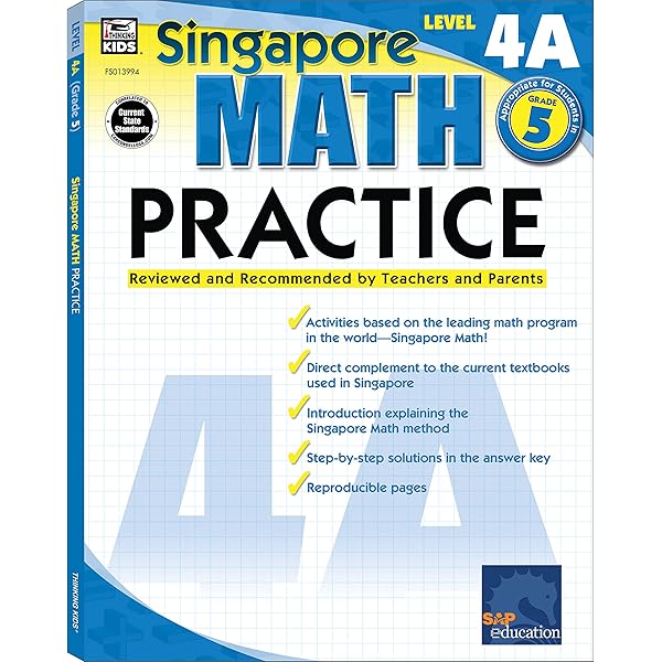 Singapore Math – Level 2B Math Practice Workbook for 3rd Grade