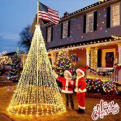 KNONEW 403ft 1000 LED Christmas String Lights
