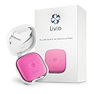 Livia-The Off Switch For Menstrual Pain -Pink. Instant Period Cramp Relief Treatment. Natural Drug Free Device With Gel Pads - Get Rid Of Menses Aches. Safe And Proven