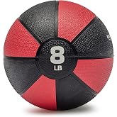 Amazon Basics Weighted Medicine Ball for Core Strength, Strength Training, Full-Body Workouts and Balance Exercises