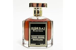 KORBAJ PARFUMS Toxic Desire - Arabian Perfume for Women and Men, EDP Mens Cologne with Cognac Oil, Oak Absolute, Cinnamon Essence, Tonka Bean - Sandalwood, Praline - Vanilla Perfume 100ml