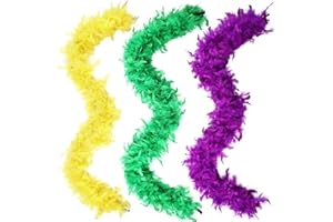 MehelloFeather Feather Boa 1.64Yards Turkey Feather Boa 30g for DIY Craft Wedding Party Halloween Costume Decoration