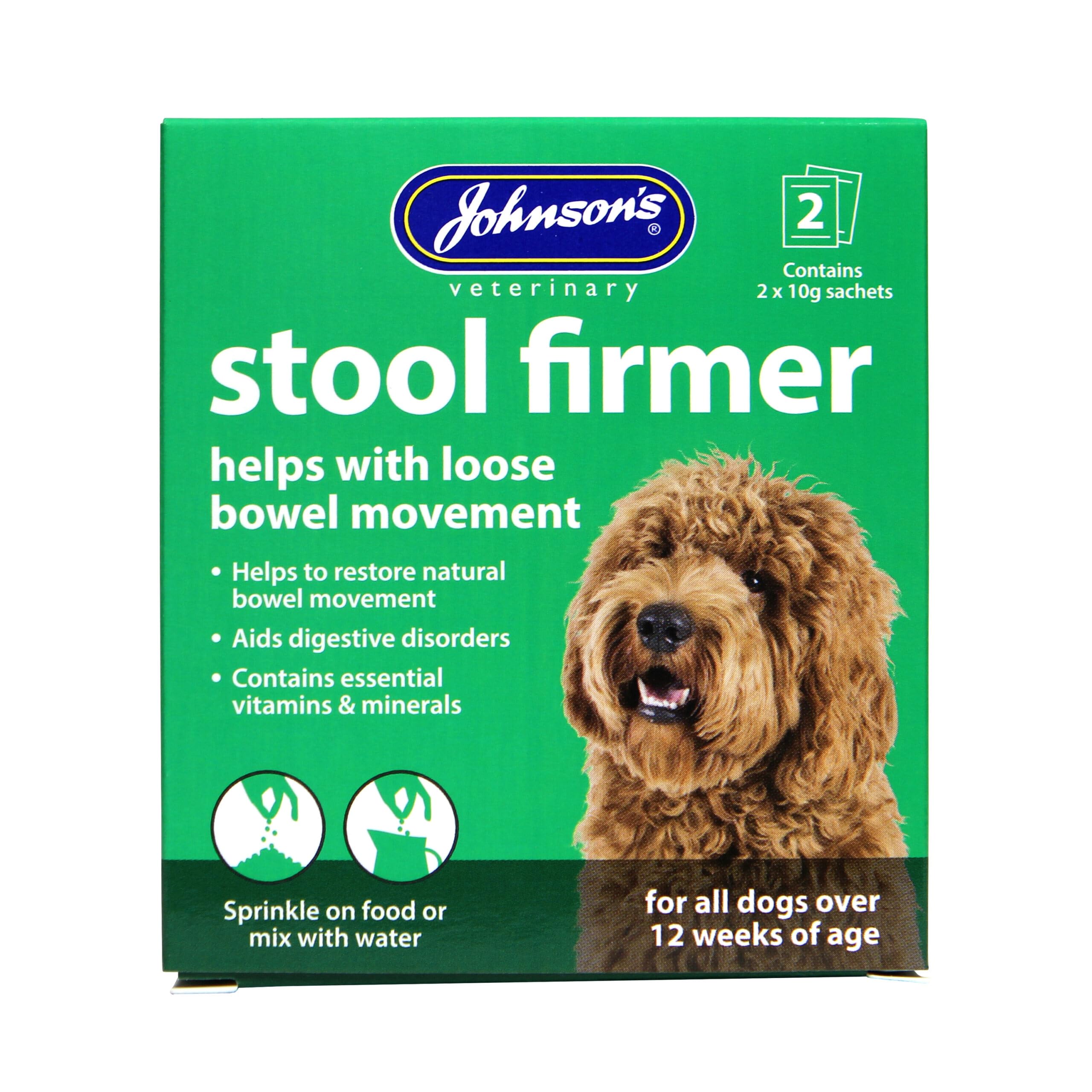 Johnson's Vet Products Stool Firmer - Helps With Loose Bowel Movements (For Dogs)