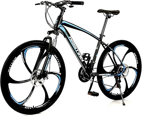 Amazon Co Jp Feifeimop 6輪自転車 折りたたみ式ツーリングバイク 67インチ 約173 Cm 大きな車輪付き30速ギアボックス 折りたたみ式都市バイク ブルー ホーム キッチン