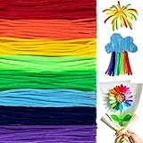 Peryiter 500 Pieces Pipe Cleaners Chenille Stems 12
