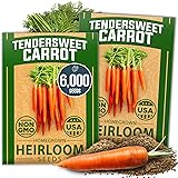 HOME GROWN Tendersweet Carrots Seeds 2 Pack - 6000