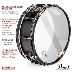 Ultracast 14"X5" 5/3/5Mm Cast Aluminum Snare Drum