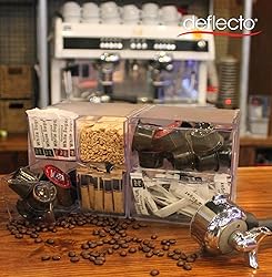 Deflecto Stackable Clear Cube Organizer with
