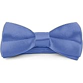 Moda Di Raza Boys Bowtie Pre-Tied Satin Formal Tuxedo Bowtie Adjustable Length Satin Kids Bow Tie