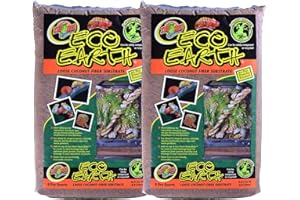 DBDPet 's Bundle 2 Pack Zoomed Eco Earth Loose Coconut Fiber Reptile Substrate 8 quarts | by Zoomed & Includes Attached Pro-Tip Guide