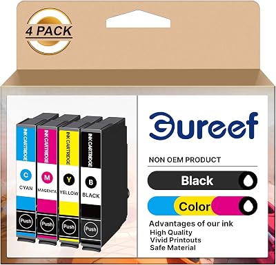 Gureef 603 XL Compatible Ink Set for Epson XP-3100 XP-4100 XP-2100 WF-2850