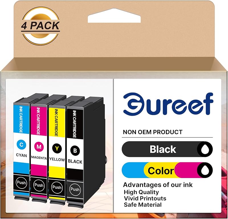 Gureef 603 XL Compatible Ink Set for Epson XP-3100 XP-4100 XP-2100 WF-2850