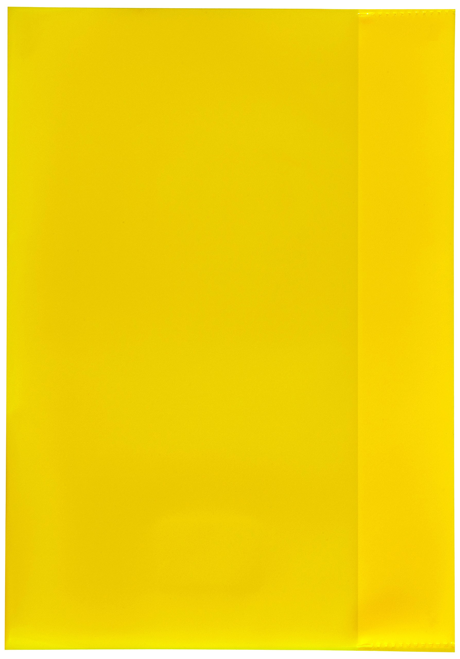 Herlitz 5214010, Book Cover A4, Pack of 25, Yellow a4 Yellow