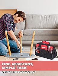 FASTPRO 215-Piece Home Repairing Tool Set with