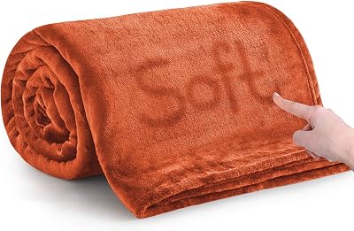 MOONLIGHT20015 Fleece Blanket King Size 270x230cm 400 GSM Soft Silky