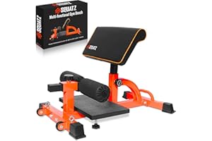 SQUATZ Sissy Squat Machine - Foldable Squatting Bench for Home Gym Workout Station and Leg Exercise, Designed to Train Abs, Thighs, and Glutes, Multifunctional Equipment for Fitness and Training