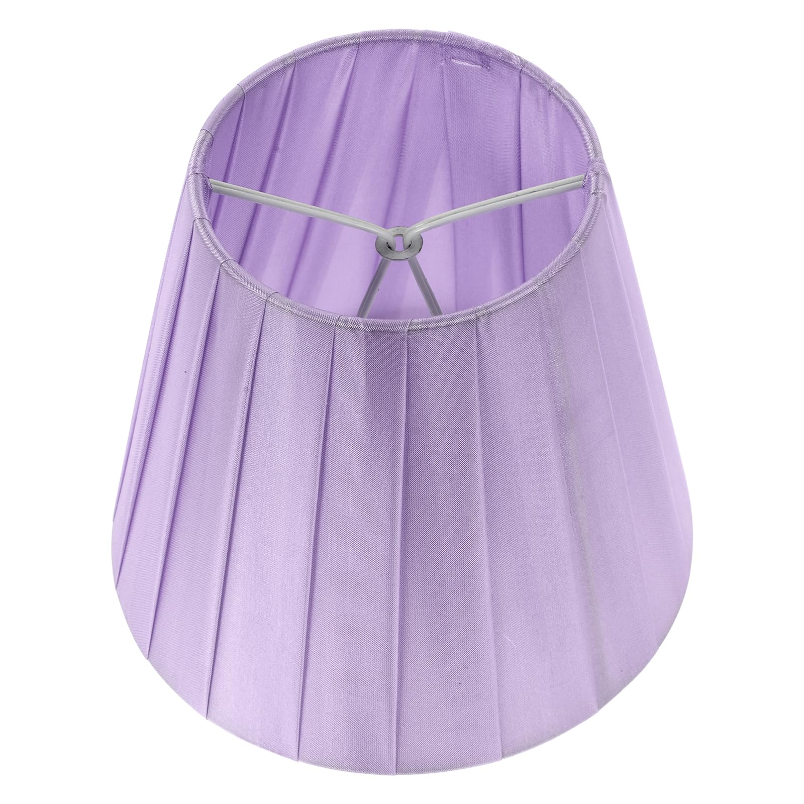 Luxshiny Home Decor Home Decor Small Lamp Shade Cloth Fabric Decorative Lampshade Dust Proof Covers for Table Light Chandelier Wall Ceiling Lamp Purple E27 Bulb E27 Bulb