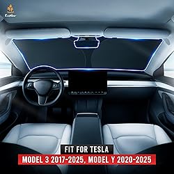 EcoNour Windshield Sun Shade for Tesla Model 3/Y