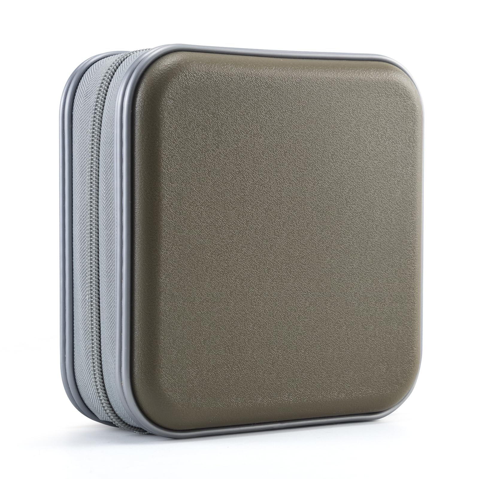 Photo 1 of UENTIP CD Case for Car,48 Capacity DVD Case Portable Zipper Holder Large Storage CD Wallet CD Organizer Home Travel (olive, 48)