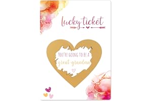 Joli Coon Pregnancy announcement scratch card - You are going to be a great grandma - Baby announcement - Dream