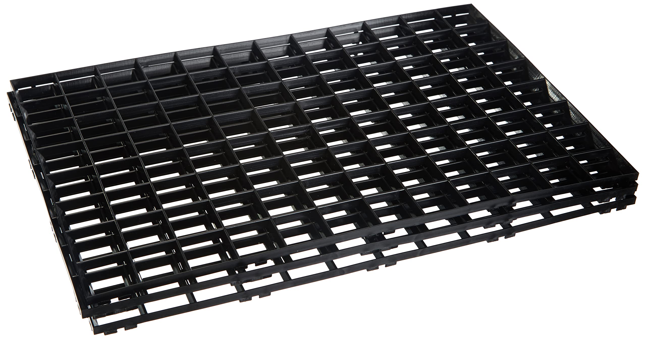 DELFIN Dripping Mats, 30 x 20 cm, Set of 4 pieces, Black