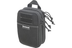 MAXPEDITION Double-Decker EDC Pocket Organizer (5” x 2.5” x 7”) EDC Pouch, Tactical Tool Pouch for Organization, MOLLE Accessories for Everyday Carry, 0247