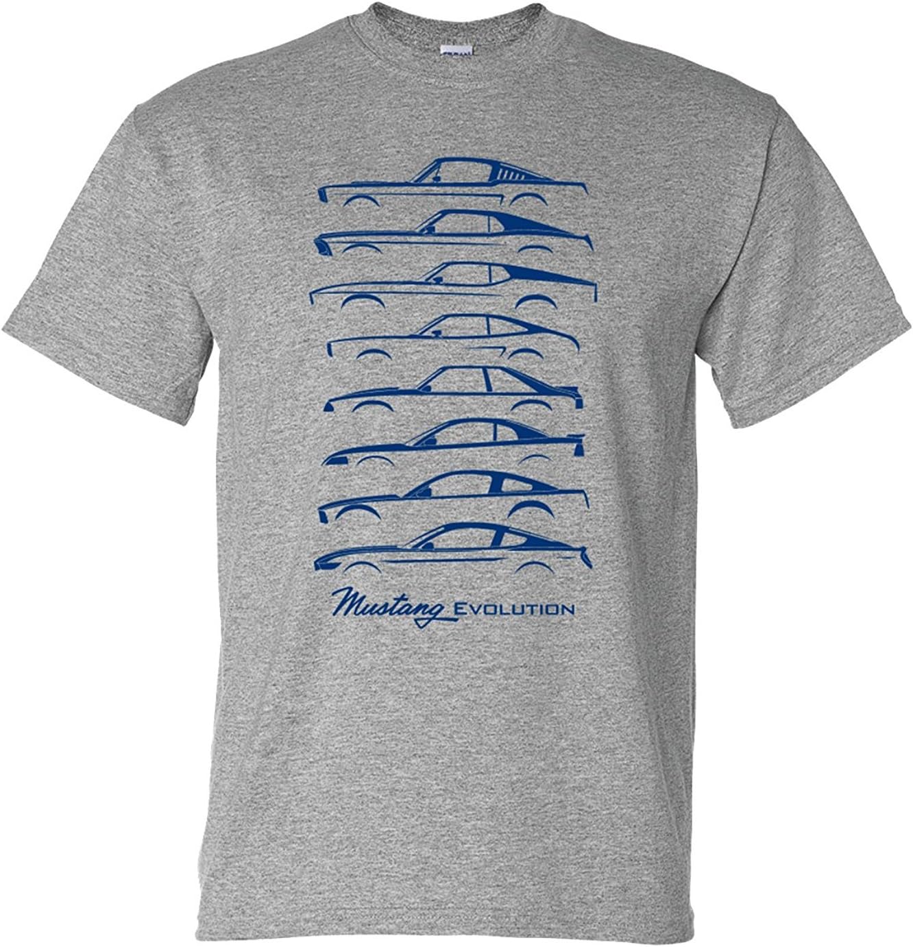 Suniin Men's Mustang Evolution Short Sleeve T-Shirt Grey