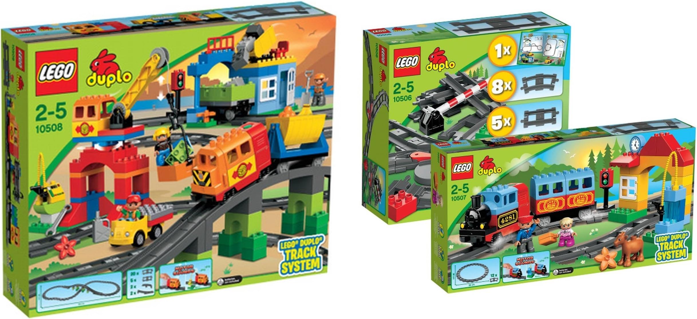 Lego Duplo Mega Railway Set 10506 + 10507 + 10508
