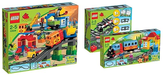 LEGO DUPLO Mega-Eisenbahnset 10506 + 10507 + 10508
