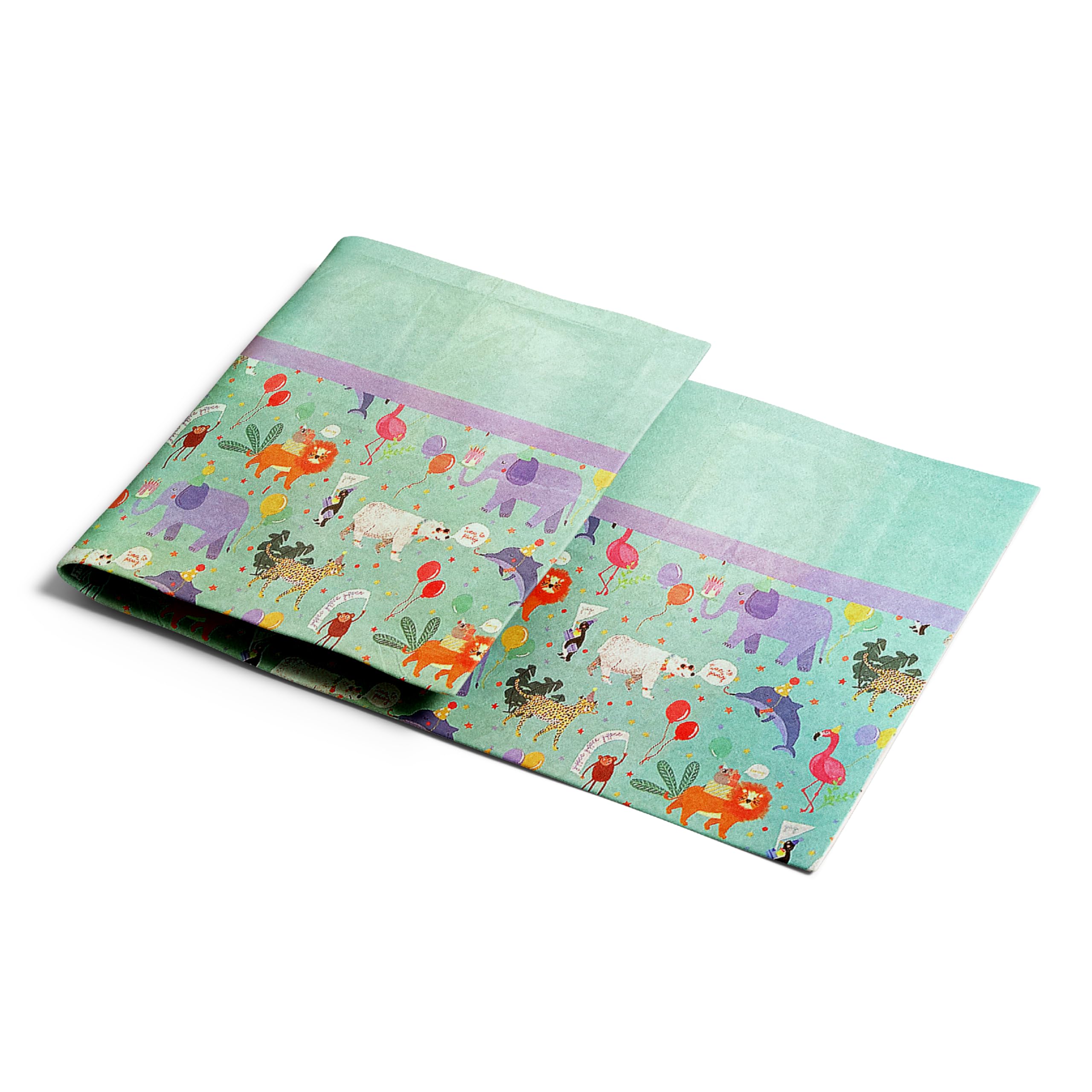 Totely Party Animals Table Cover Pack of 3-180cm Recyclable Paper Tablecloths for Parties, Events and Birthdays