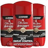 Old Spice Antiperspirant Deodorant for Men, Swagger Scent, 3.4 oz Pack of 3 | Cedarwood &amp; Lime Notes | 24/7 Sweat &amp; Odor Protection | 24/7 Scent Control &amp; Long-Lasting Freshness | Red Collection