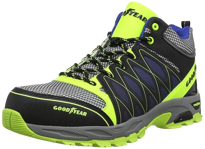 Goodyear GYBT1533 S1P SRA HRO Herren Sicherheitshalbschuh aus Lederimitat Flex