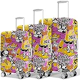 Luggage Covers for Suitcase Protector Tsa Approved Fits 18-28 Inch Luggage, Custom Baggage Cover for Travel Anti Scratch Dirt Washable