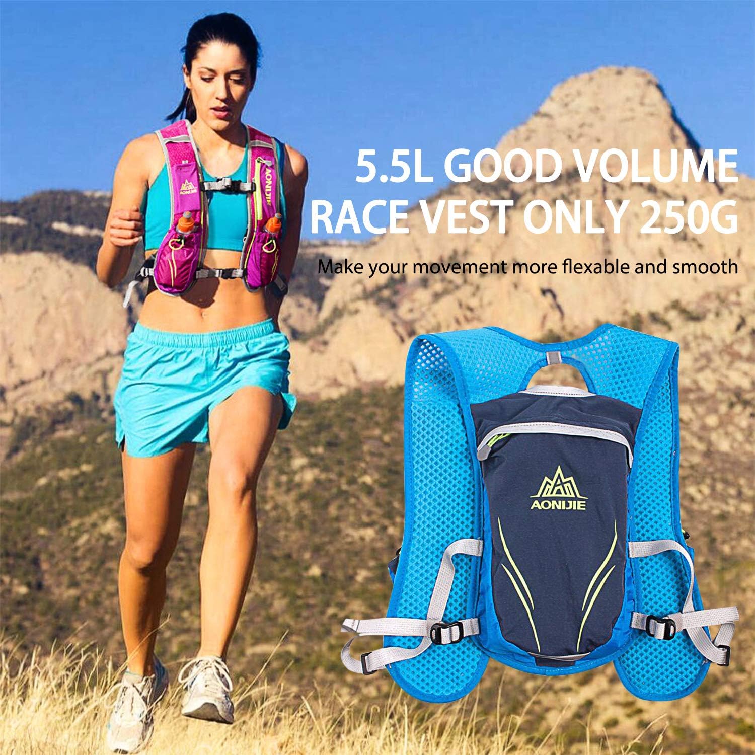 lightweight running hydration vest
