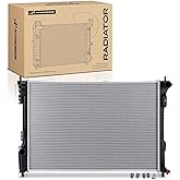 A-Premium Engine Coolant Radiator Assembly Compatible with Ford | for Explorer 2013 2014 2015 2016 2017 2018 2019 V6 3.5L Naturally Aspirated, Replace# EB5Z8005A