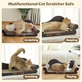ComSaf Cat Scratcher Cardboard 67 cm Lounge Bed 2 in 1 Large Scratch Board view 2