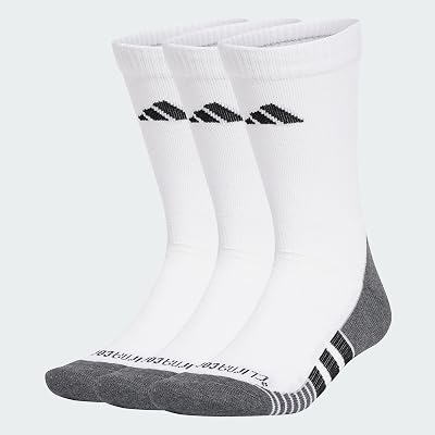 Mixte Performance Climacool Cushioned Crew 3P Socks, White/Black, 37-40