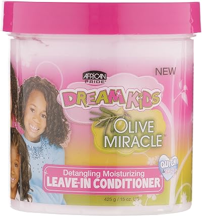 African Pride Dream Kids Olive Miracle Detangling Leave-In Conditioner 425g