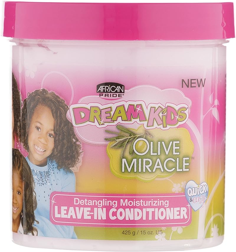 African Pride Dream Kids Olive Miracle Detangling Leave-In Conditioner 425g