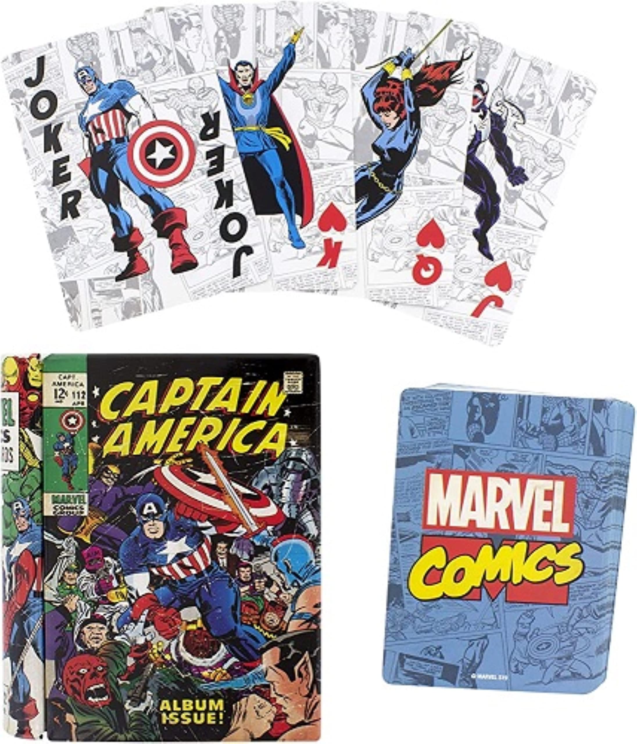 Paladone Marvel Comics Collection Cards Deck, Multi-Colour, C3B837F48E,Multi-coloured,11 x 1 x 3 cm