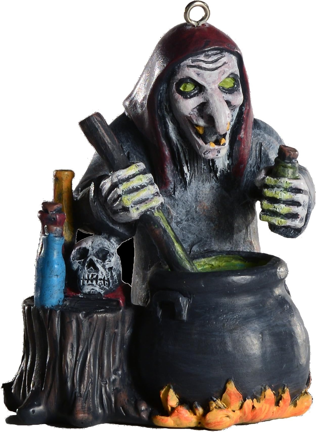 Wicked Witch Horror Ornament - Scary Prop and Decoration for Halloween, Christmas, Parties and Events - Linnea Quigley Series - By HorrorNaments
